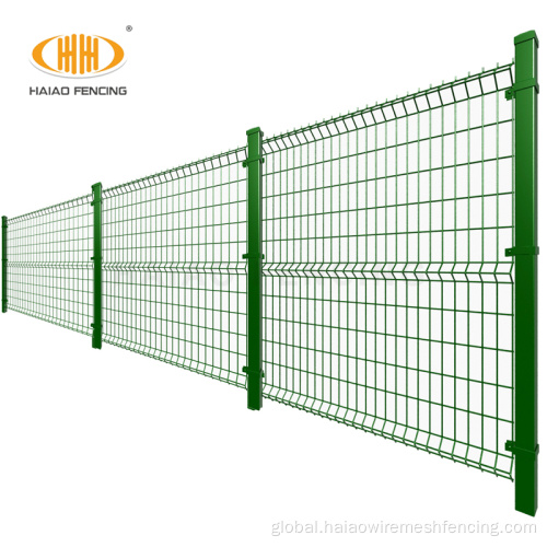 3D Panel Fence PVC Coated 3D Curved Welded Wire Mesh Fence Manufactory